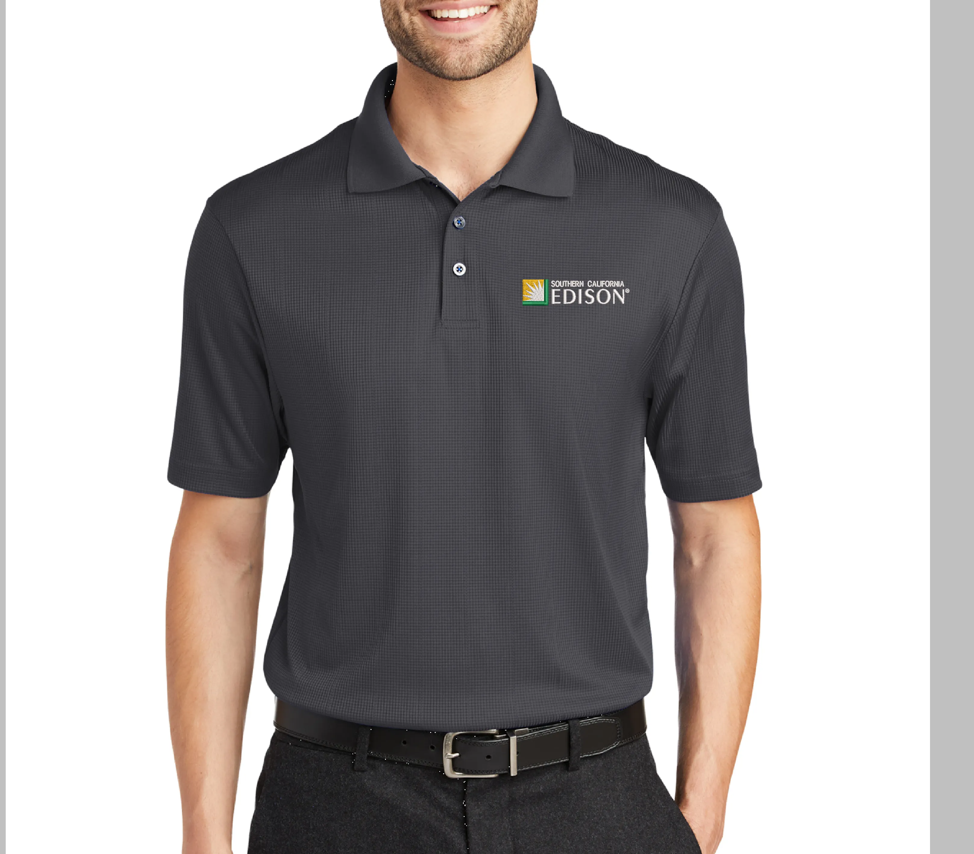 Custom Embroidered SCE Polo - Port Authority Performance Fine Jacquard Polo. K528