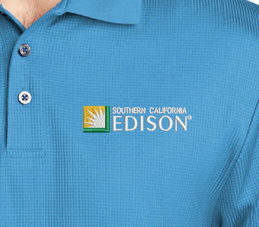 Custom Embroidered SCE Polo - Port Authority Performance Fine Jacquard Polo. K528