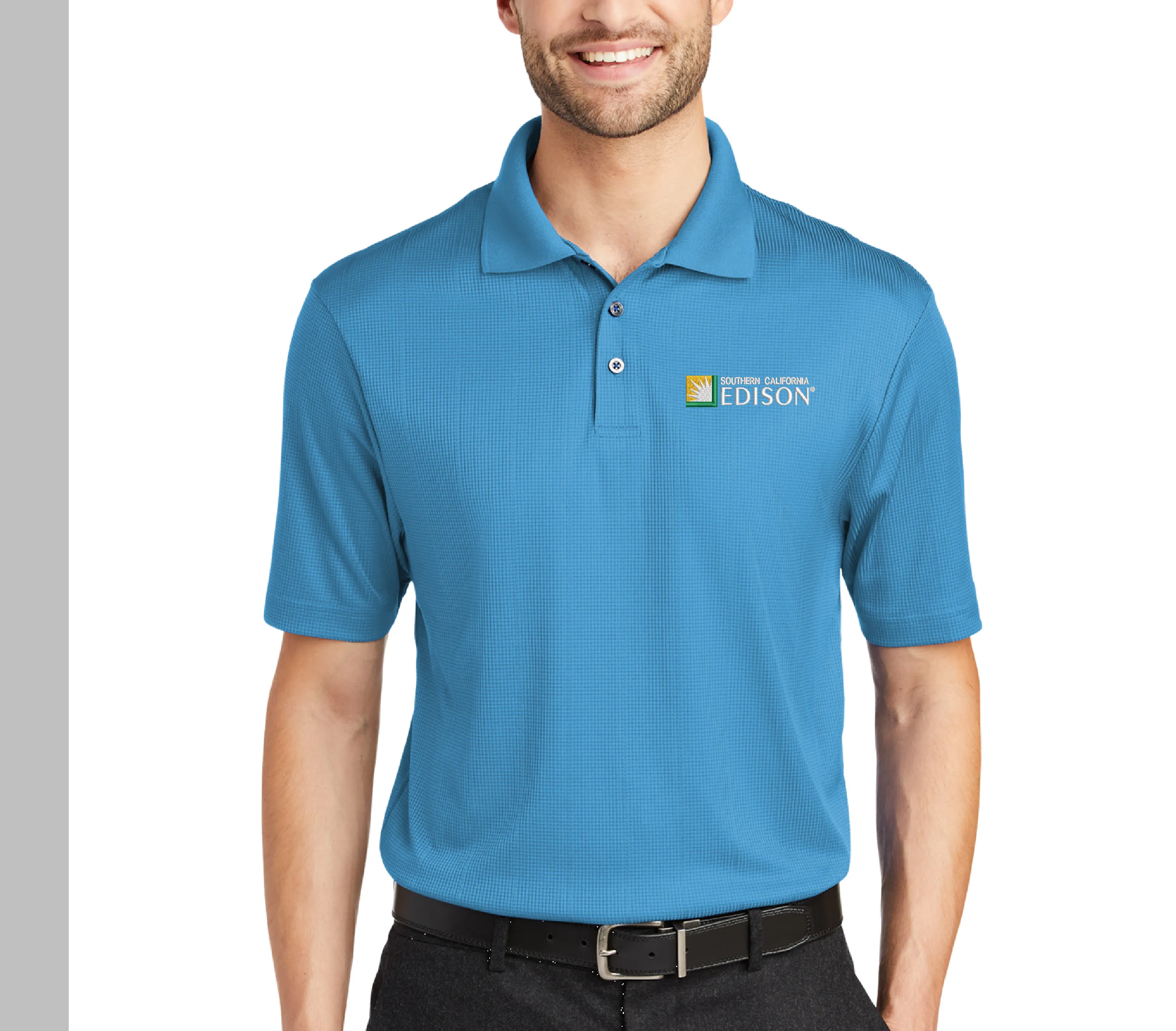 Custom Embroidered SCE Polo - Port Authority Performance Fine Jacquard Polo. K528