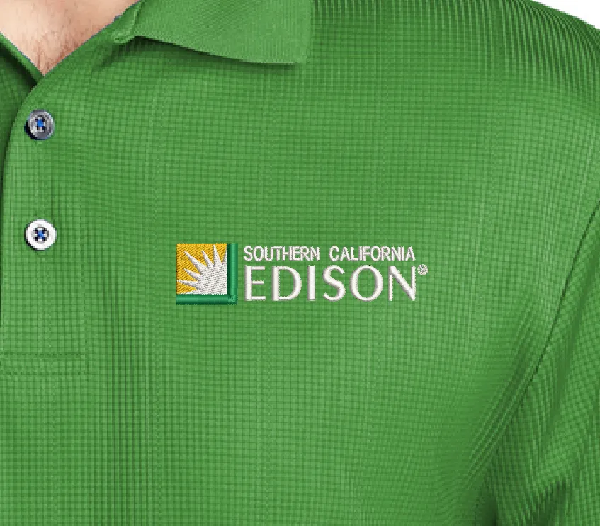 Custom Embroidered SCE Polo - Port Authority Performance Fine Jacquard Polo. K528