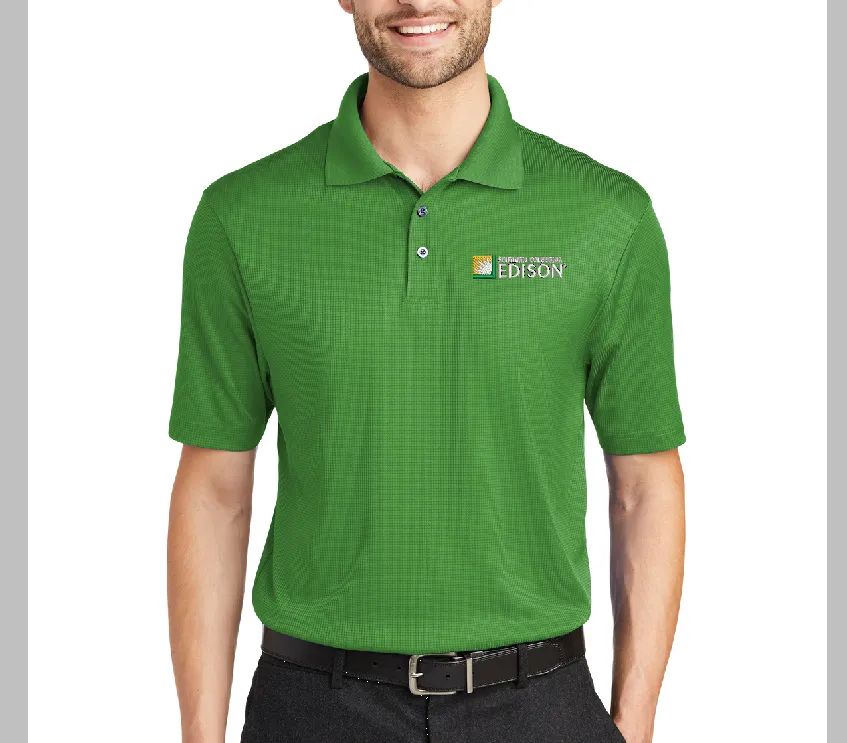 Custom Embroidered SCE Polo - Port Authority Performance Fine Jacquard Polo. K528