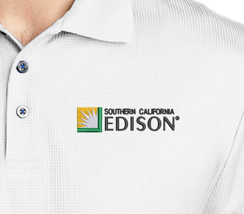 Custom Embroidered SCE Polo - Port Authority Performance Fine Jacquard Polo. K528