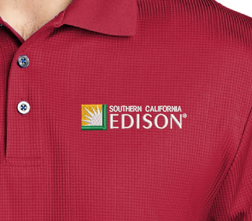 Custom Embroidered SCE Polo - Port Authority Performance Fine Jacquard Polo. K528