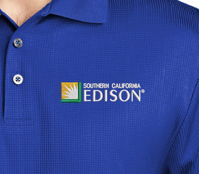 Custom Embroidered SCE Polo - Port Authority Performance Fine Jacquard Polo. K528