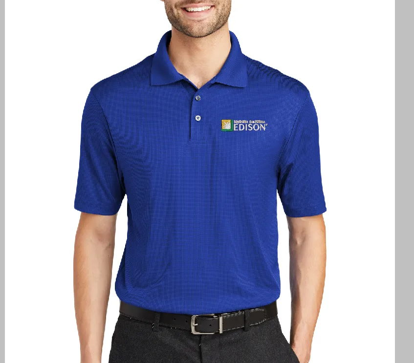 Custom Embroidered SCE Polo - Port Authority Performance Fine Jacquard Polo. K528