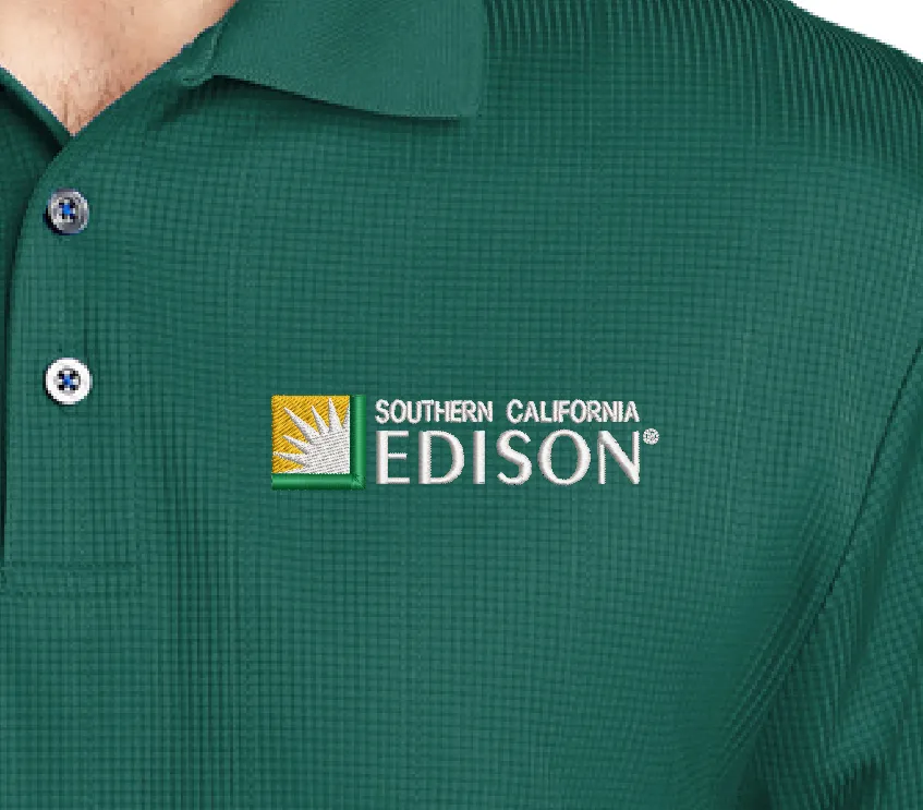 Custom Embroidered SCE Polo - Port Authority Performance Fine Jacquard Polo. K528