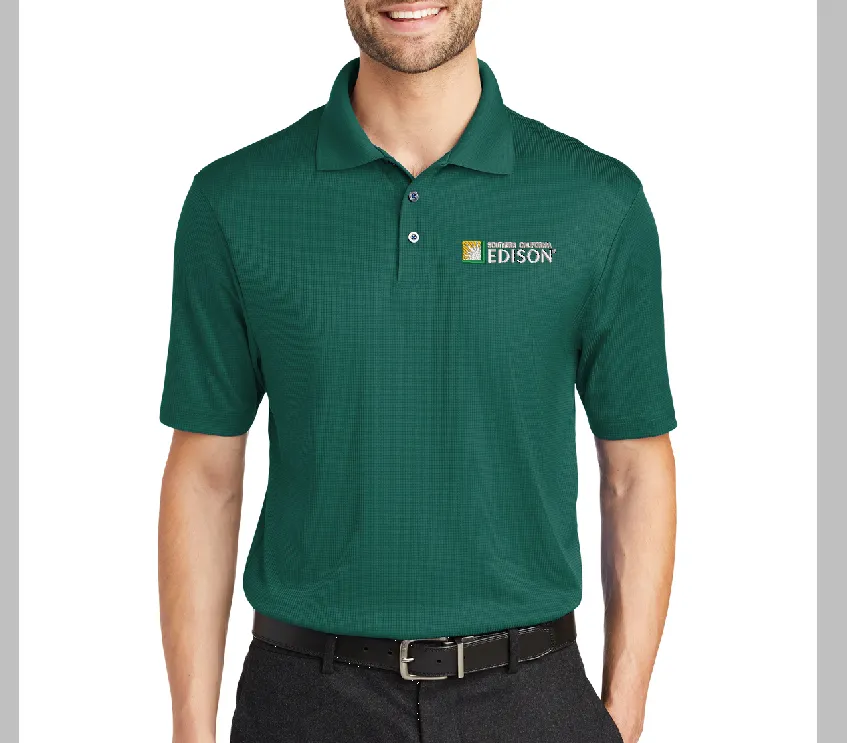 Custom Embroidered SCE Polo - Port Authority Performance Fine Jacquard Polo. K528