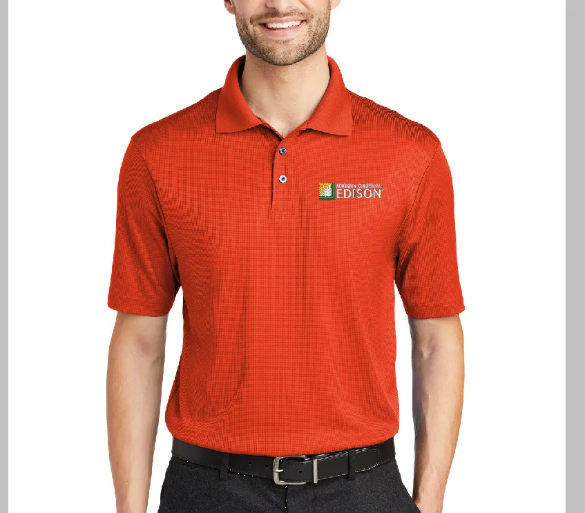 Custom Embroidered SCE Polo - Port Authority Performance Fine Jacquard Polo. K528