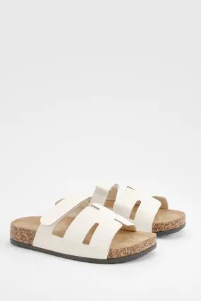 Cut Out Strap Detail Slides