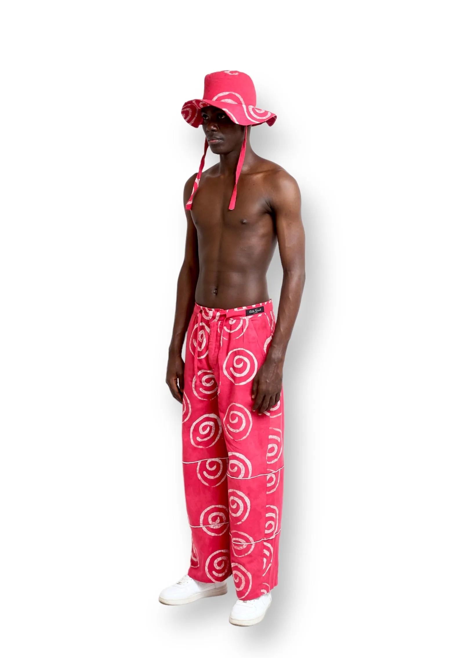 Saint Eko Pink Cotton Pants.