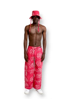 Saint Eko Pink Cotton Pants.