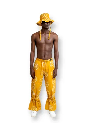 Yellow Cotton Trouser by Saint Moshalashi