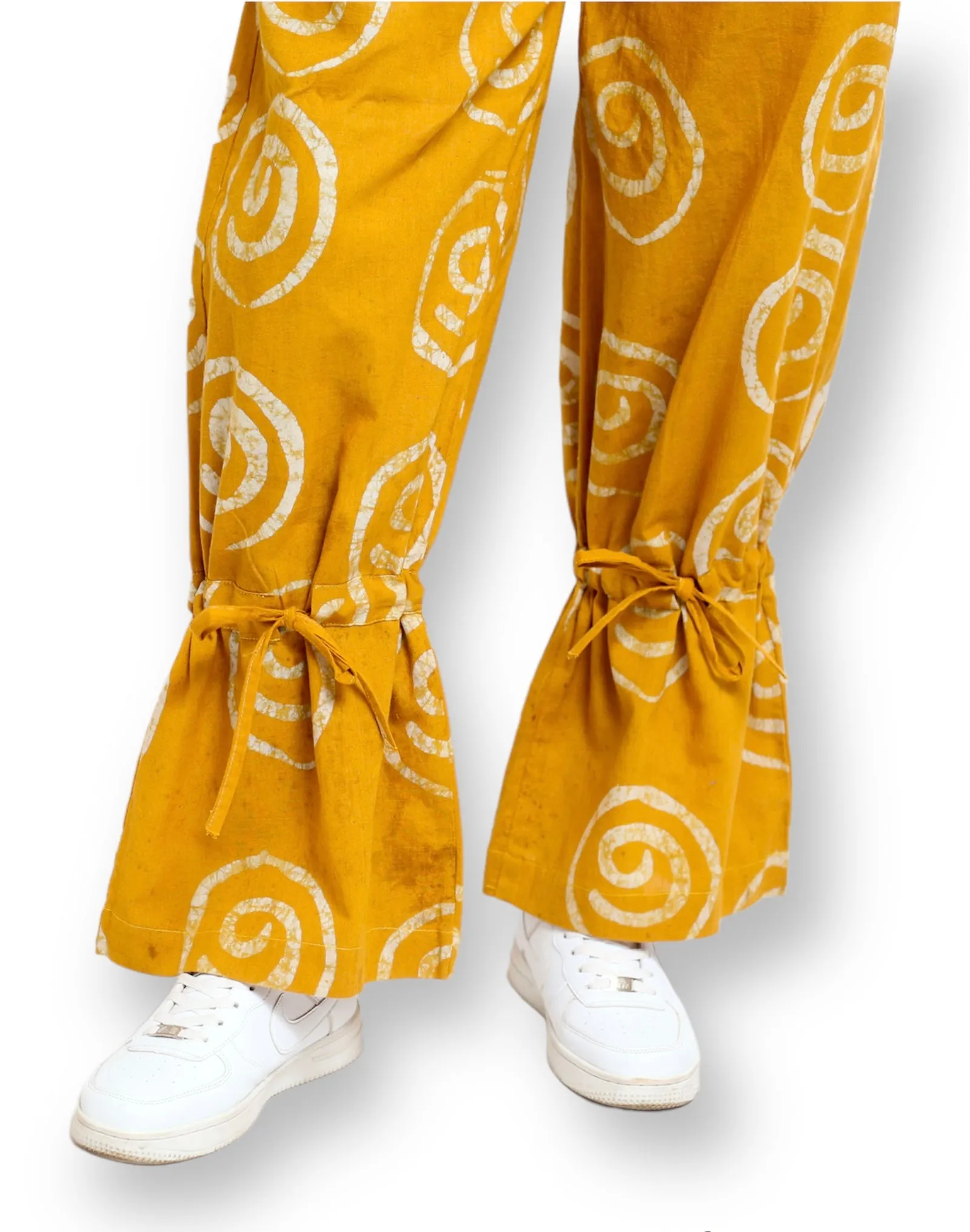 Yellow Cotton Trouser by Saint Moshalashi