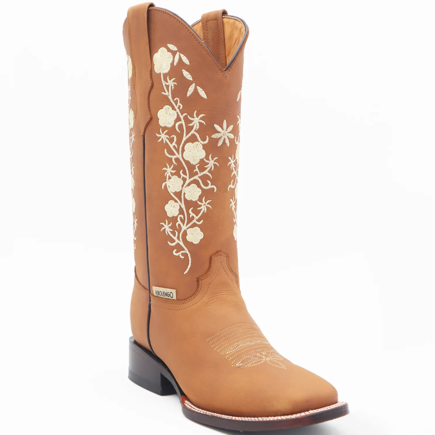 Dalia Cobre Floral Cowgirl Boots