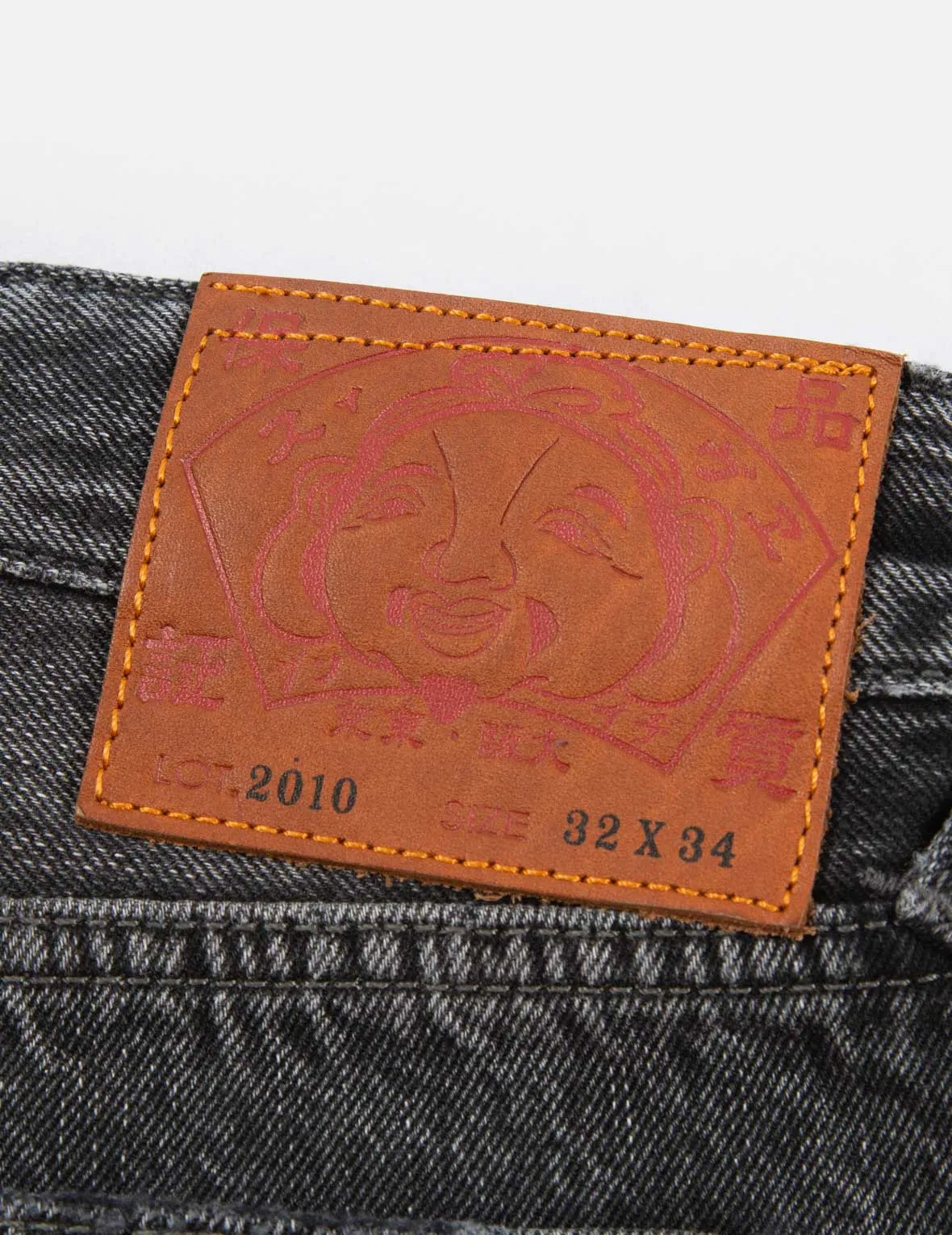 Daruma Patch Slim-Fit Jeans #2010