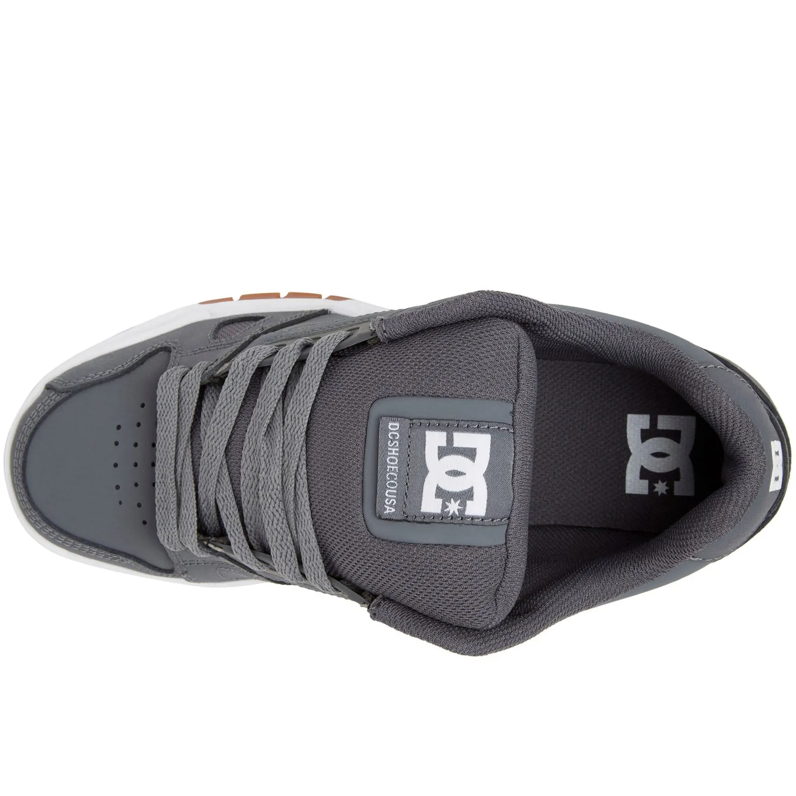 DC Shoes Mens Stag Low Rise Suede Leather Skate Trainers