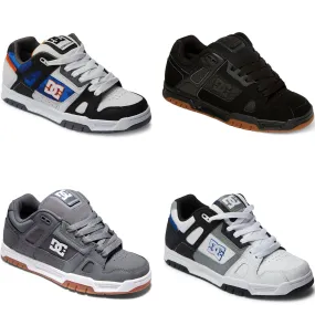 DC Shoes Mens Stag Low Rise Suede Leather Skate Trainers