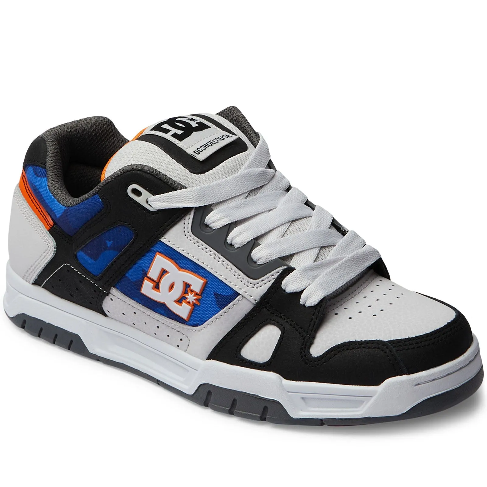 DC Shoes Mens Stag Low Rise Suede Leather Skate Trainers