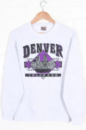 Denver Colorado Vintage Crewneck Sweatshirt (Size Small-Medium)