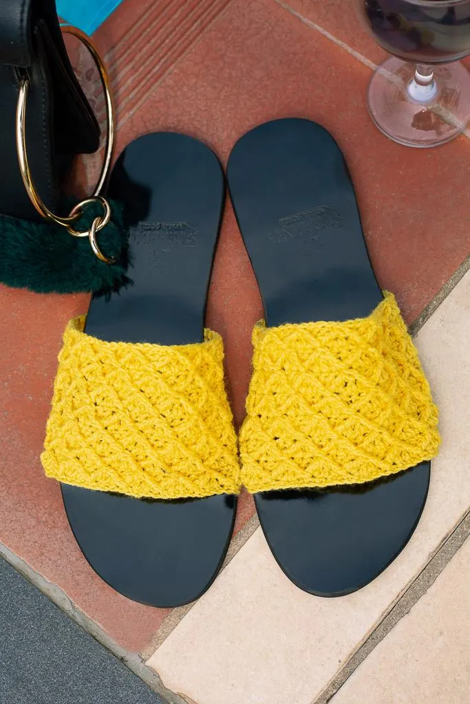 Crocheted Diamond Slides