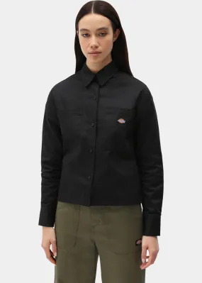 Dickies Women's Chokio Herringbone Shirt Black