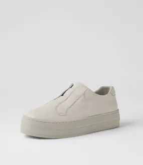 DJANGO & JULIETTE Shia Ivory Leather Sneakers