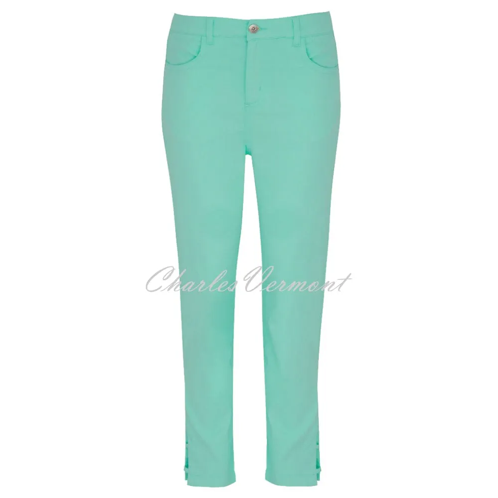 Dolcezza Cropped Jeans Aqua.