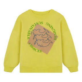 Peaceful Dolphin Print Sweatshirt