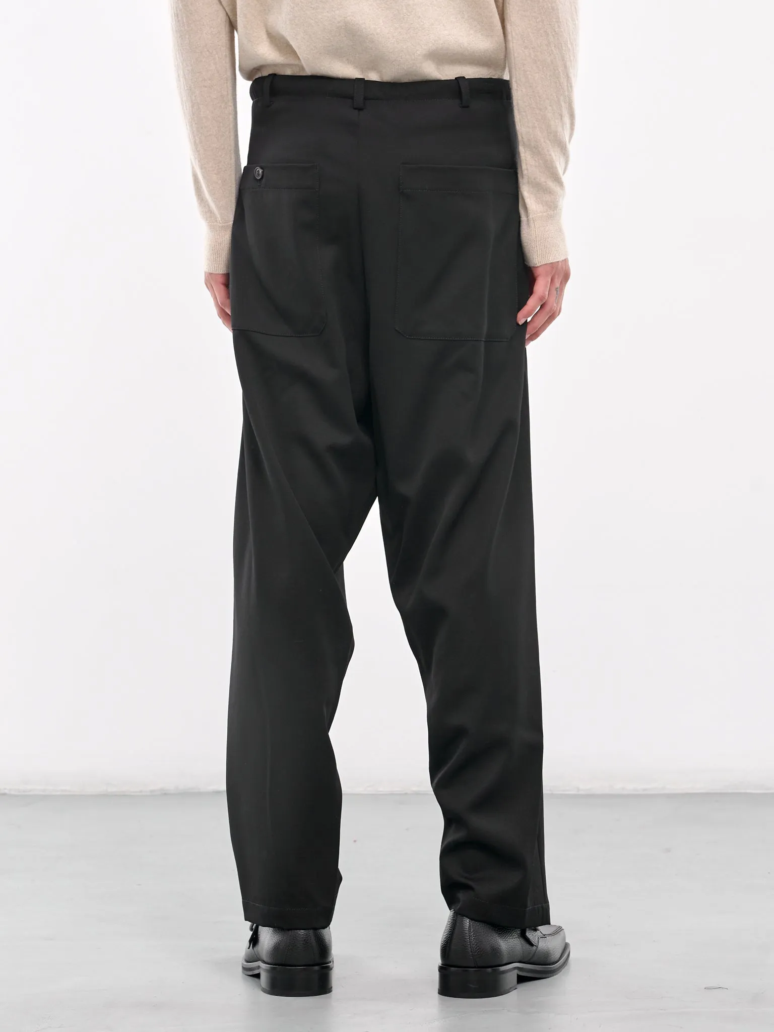 Drawstring Trousers (S24AW09PT-W-BLACK)