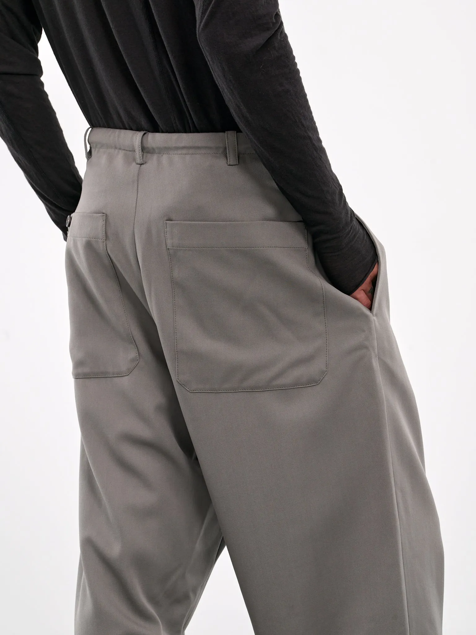 Drawstring Trousers (S24AW09PT-W-GREY)