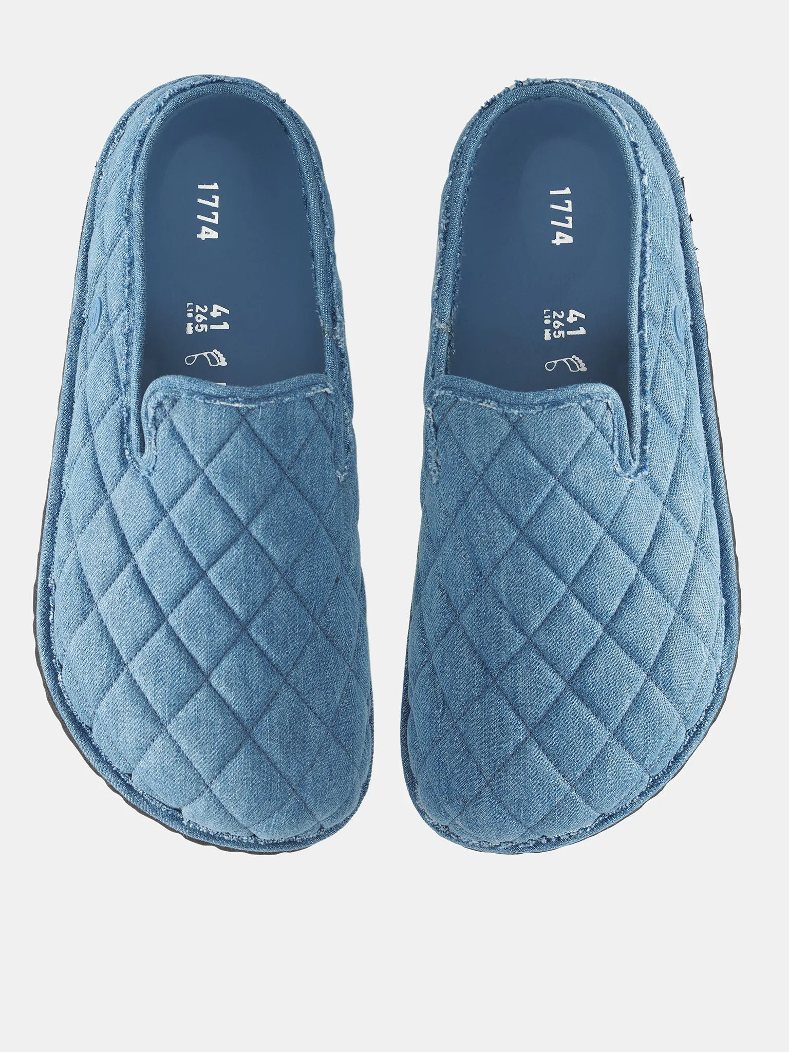 Eliscu Tex Faded Denim Slippers (1028671-ELISCU-TEX-FADED-DENIM)