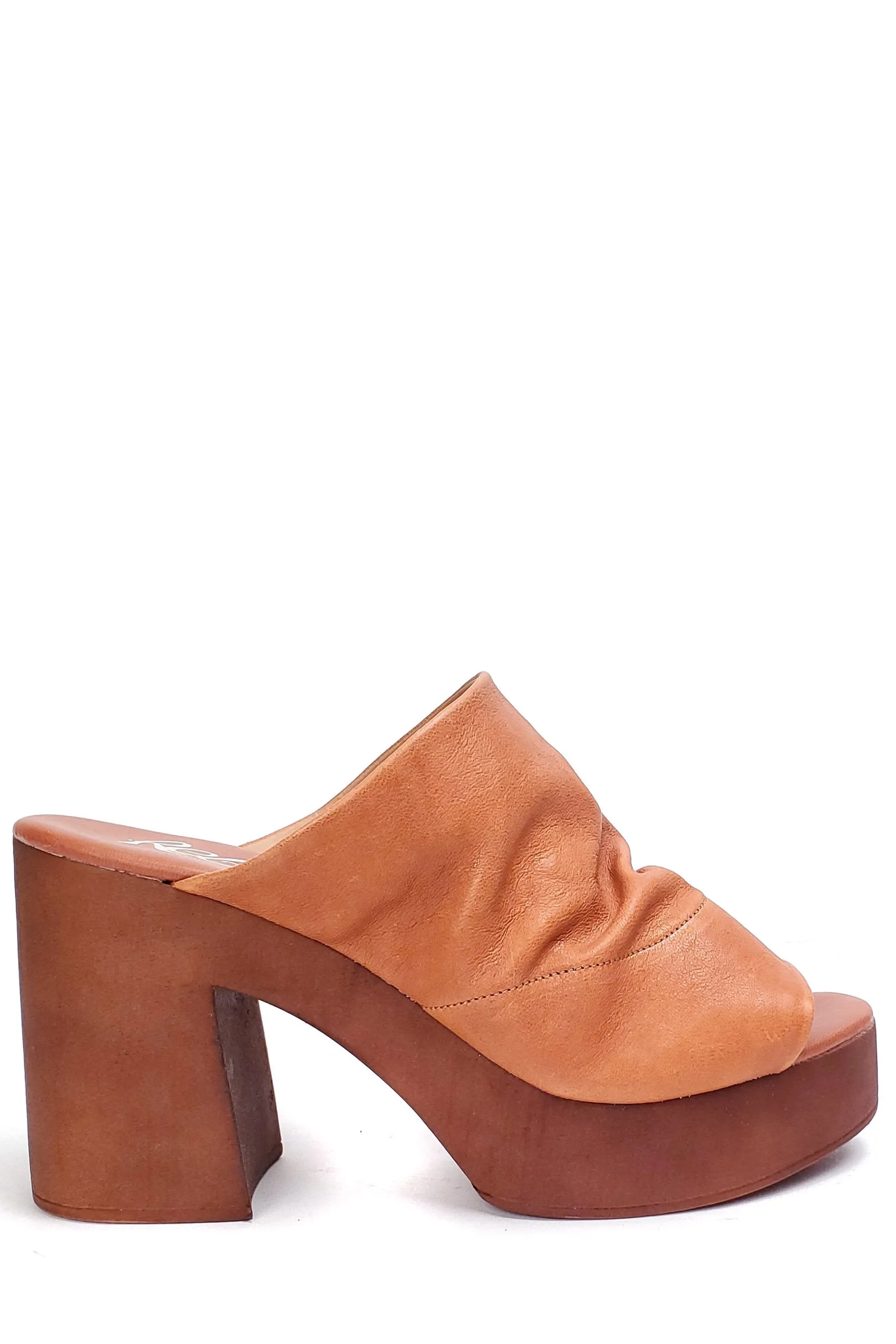 Eloise Tan Leather: Brown Leather Women's Shoes