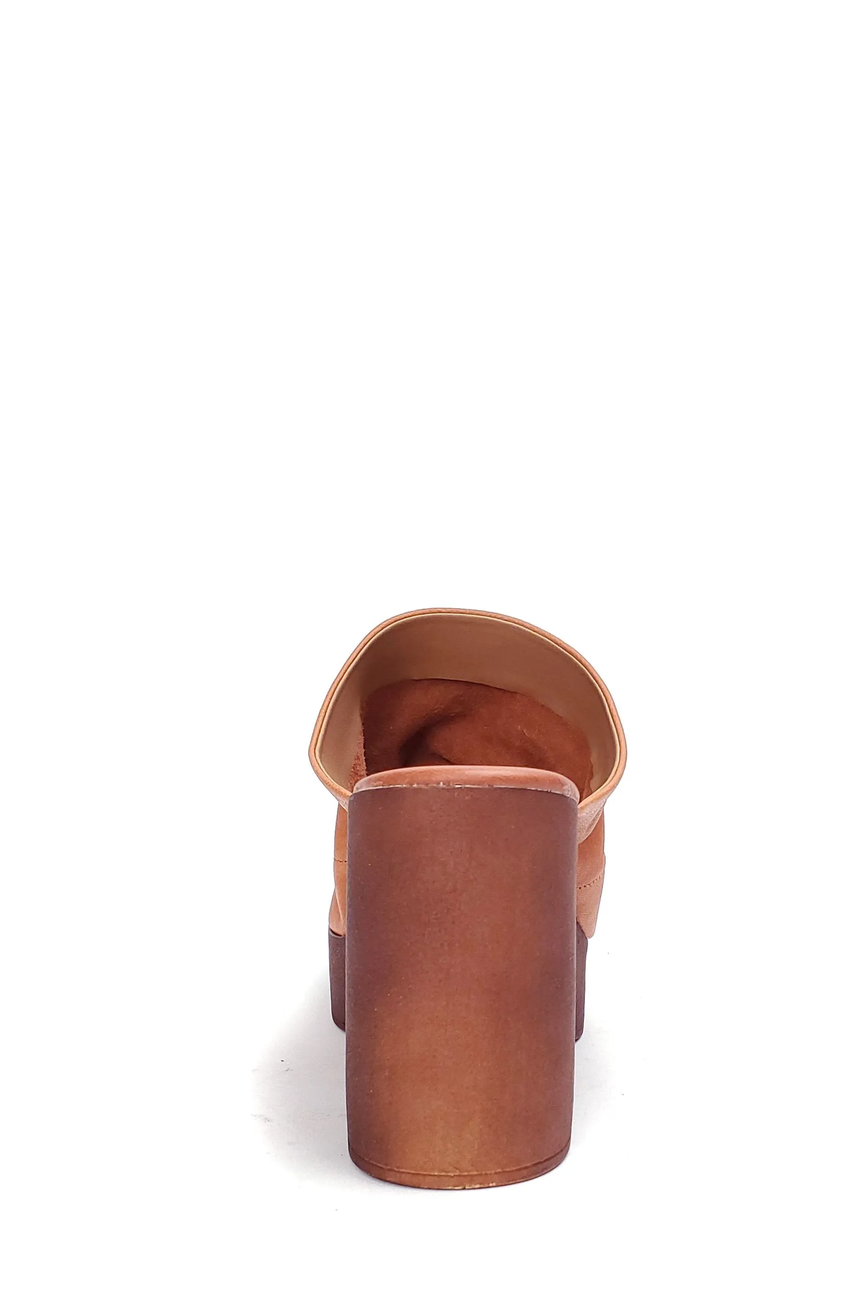 Eloise Tan Leather: Brown Leather Women's Shoes