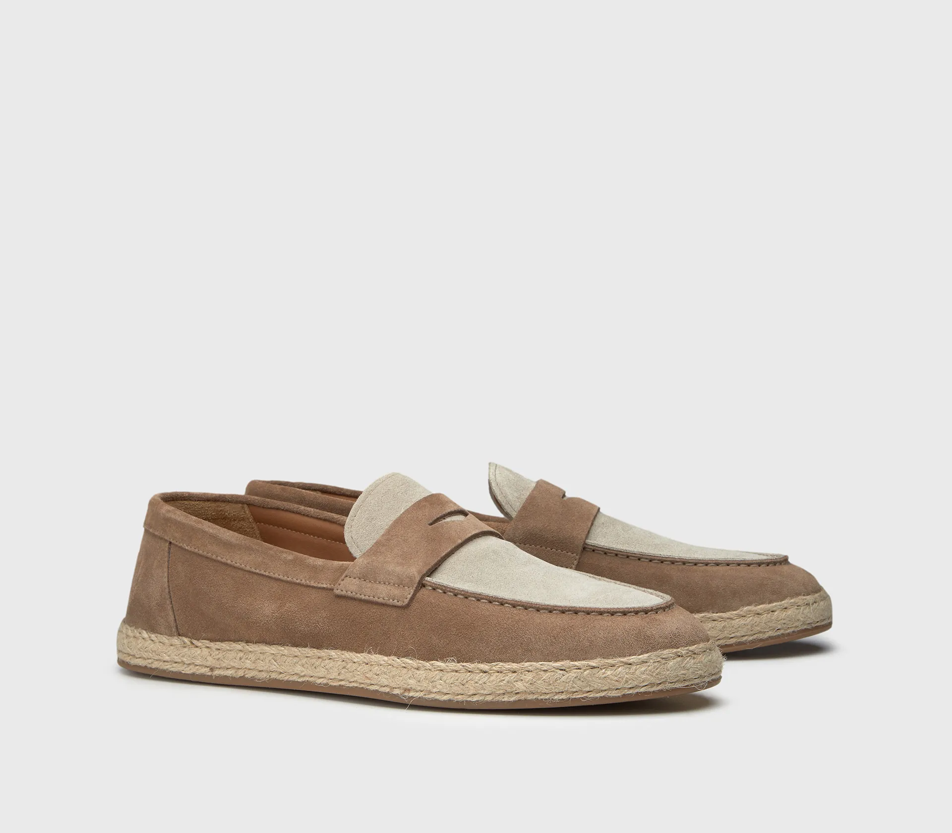 Brown Suede Espadrilles