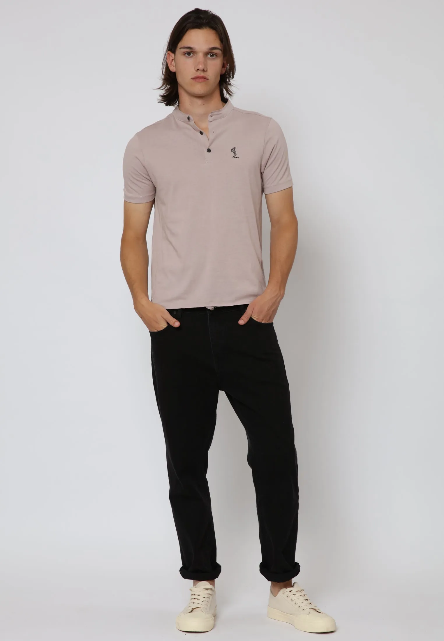 ESSENTIAL ORSON ASHES OF ROSES POLO SHIRT