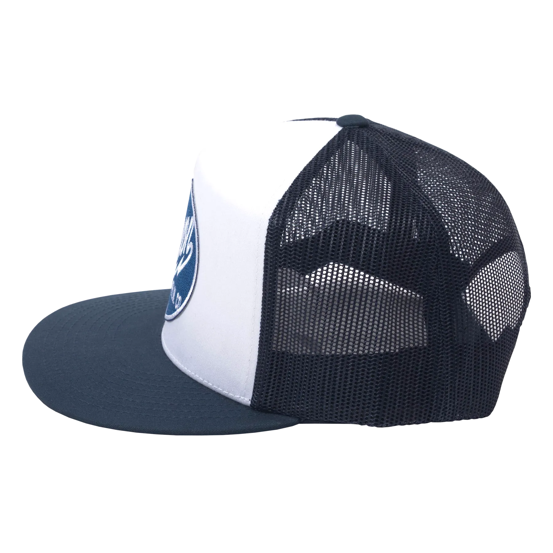 Esso Flat Bill Trucker Snapback - Blue