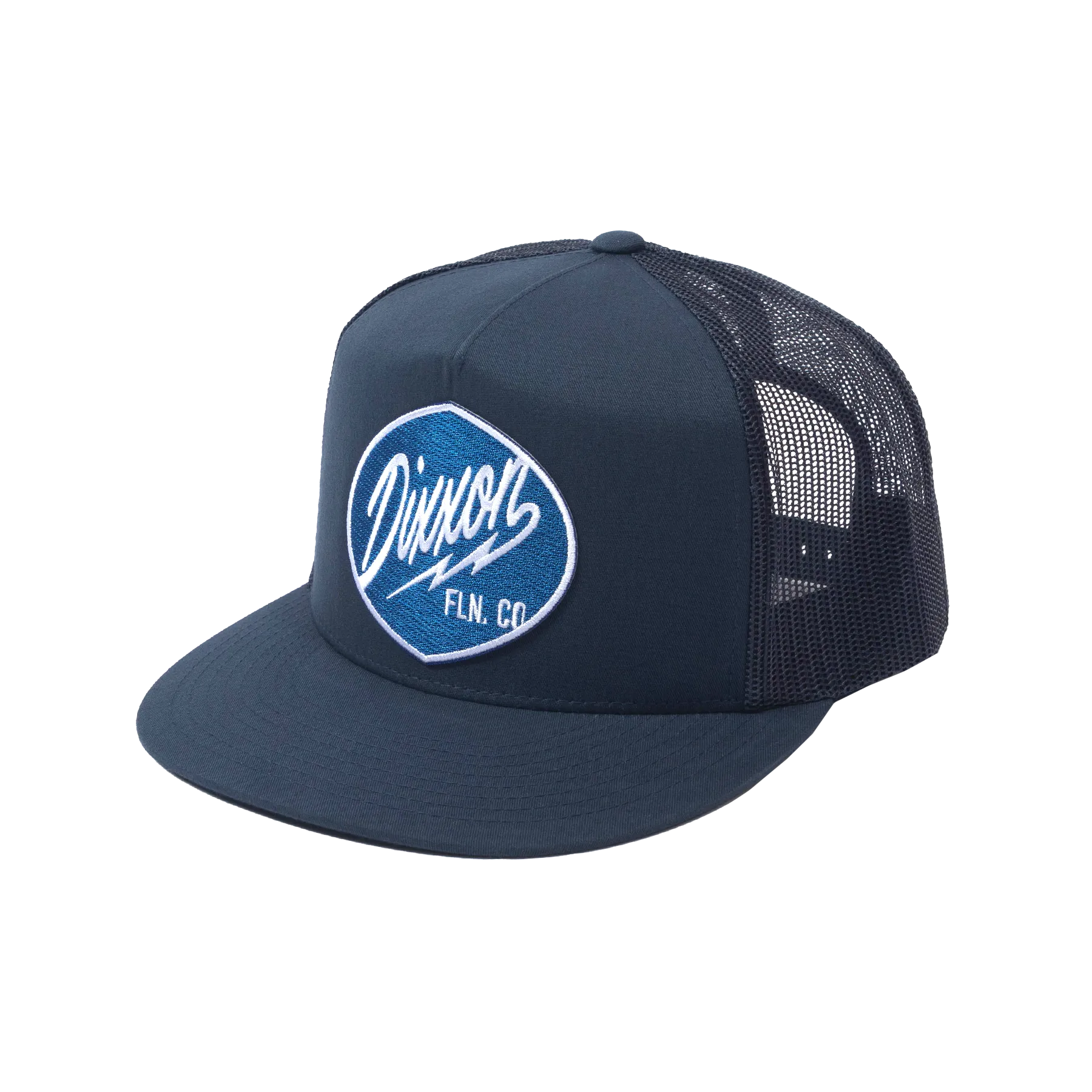 Esso Flat Bill Trucker Snapback - Blue