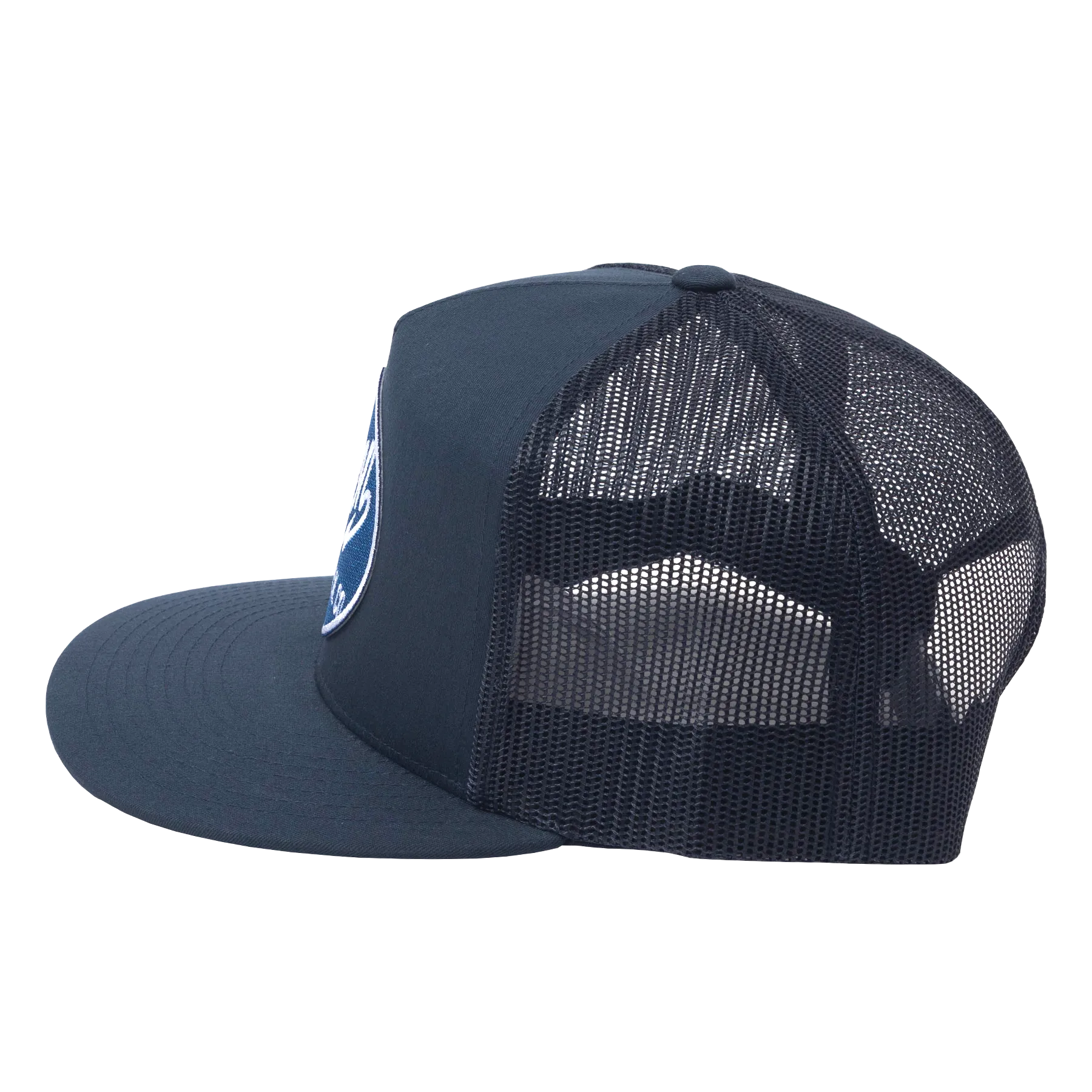 Esso Flat Bill Trucker Snapback - Blue