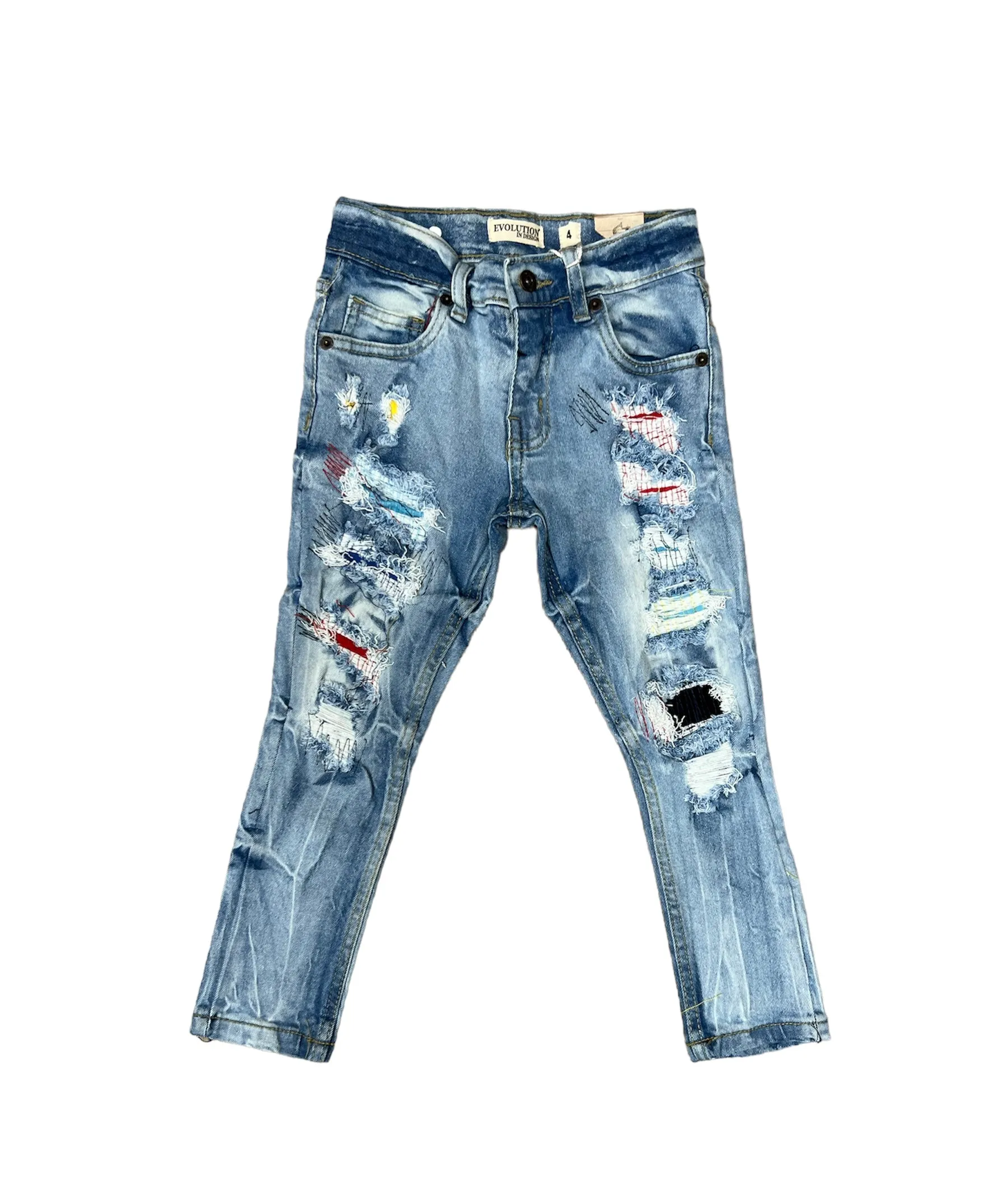 Evolution Rich Denim Toddler Ice Blue Jeans