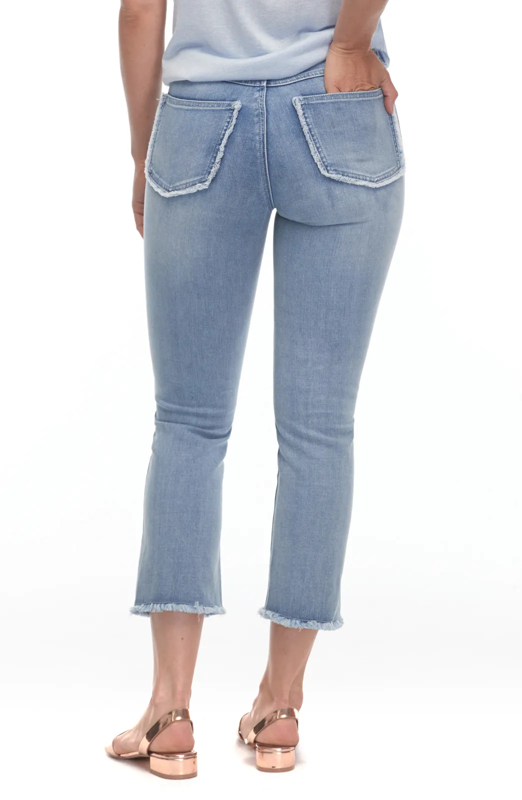 FDJ Olivia Straight Leg Crop Jeans