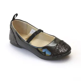 Final Sale - L'Amour Girls Glitter Flats G608