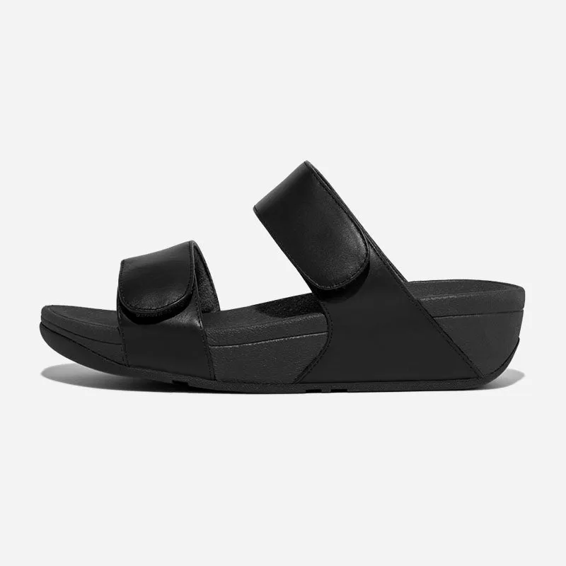 FitFlop Lulu Adjustable Leather Slides