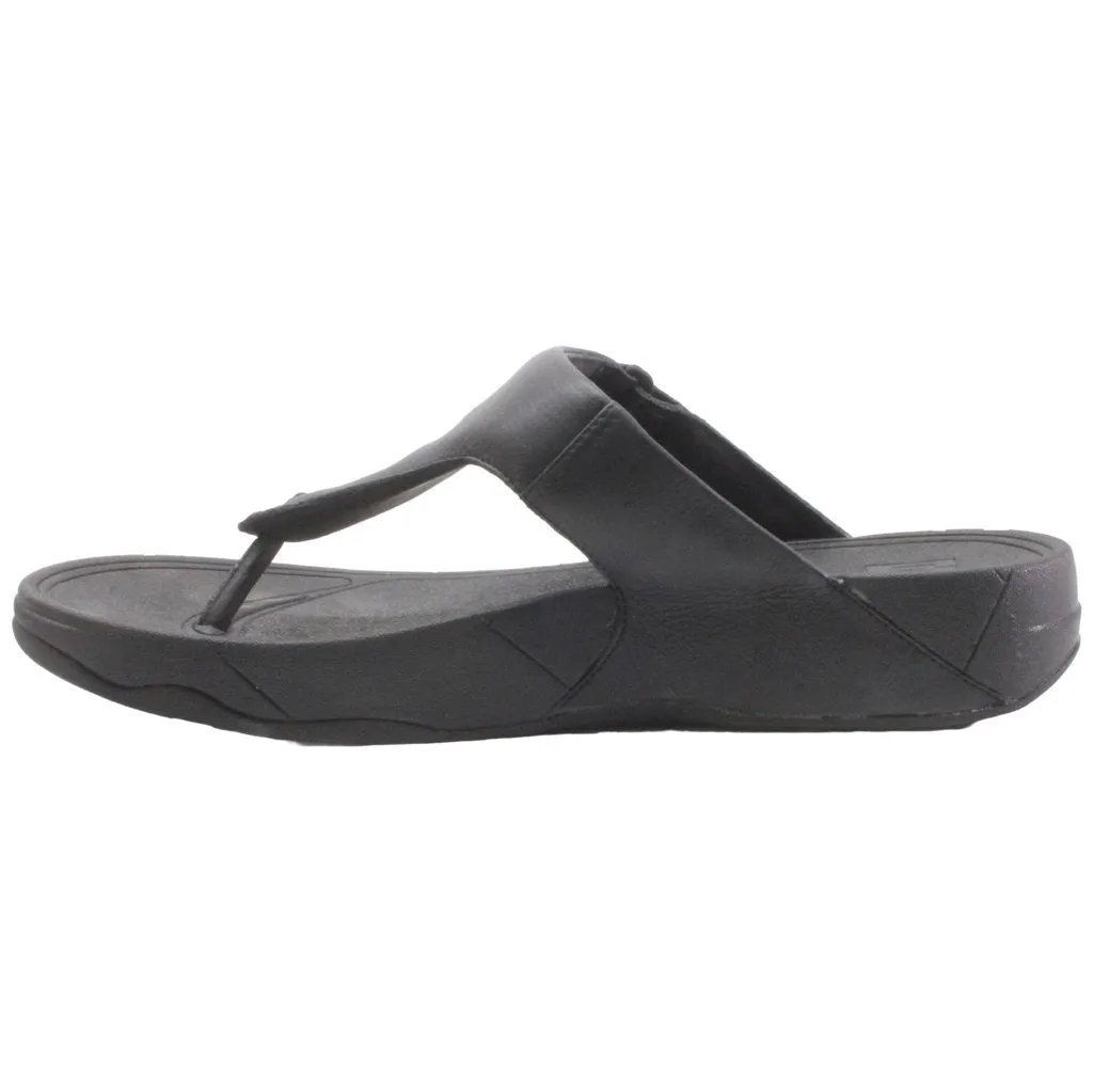 Fitflop Trakk ii 279-090 Black Leather Men's Slippers - UK 11.5