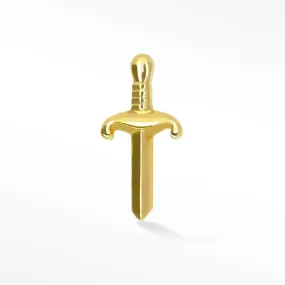 Exquisite Sword Earring in Yellow Gold