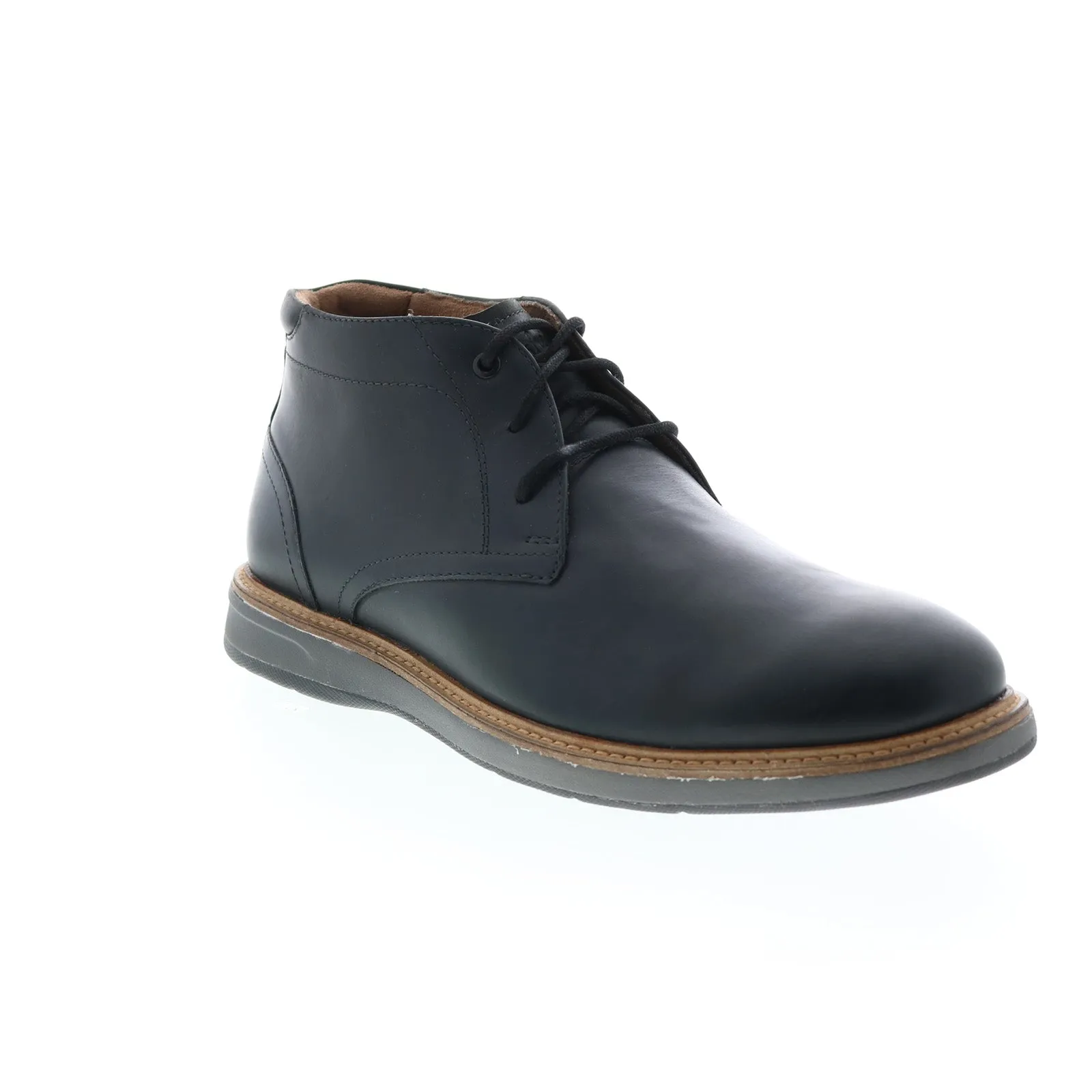 Florsheim Men's Black Leather Chukka Boots, Style 13378-010 Scarsdale - Lace Up