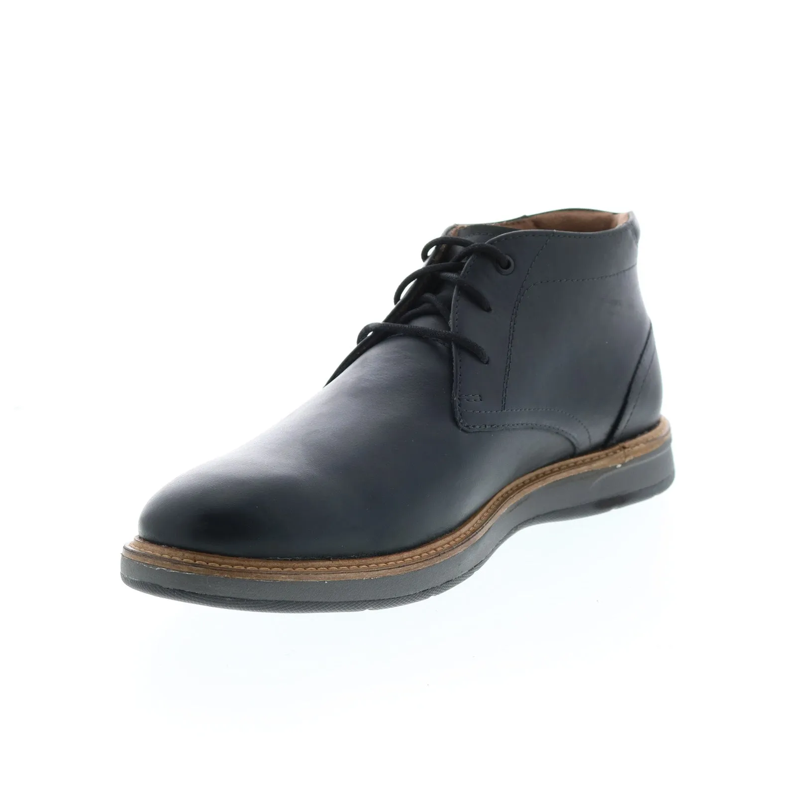 Florsheim Men's Black Leather Chukka Boots, Style 13378-010 Scarsdale - Lace Up