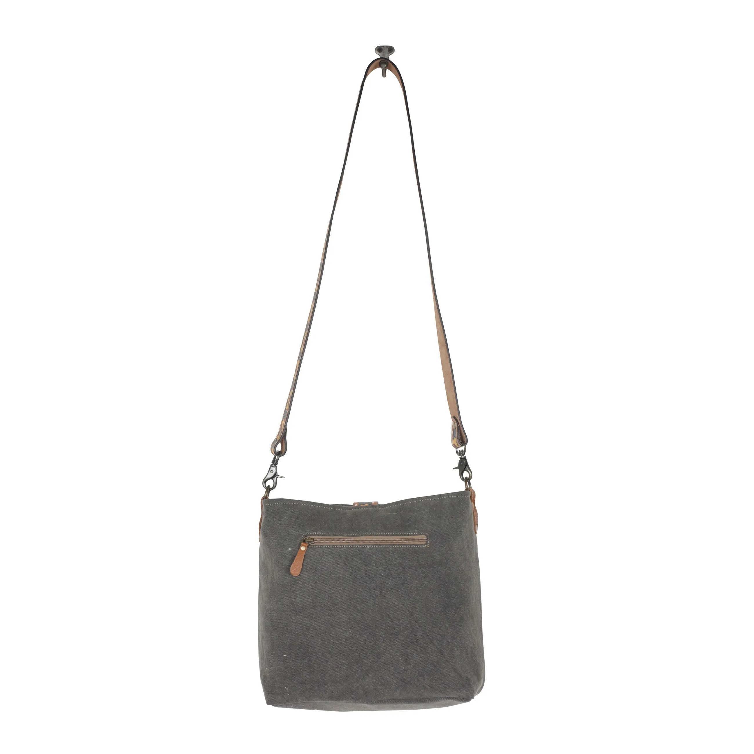 Forest Mist Hand-Tooled Bag