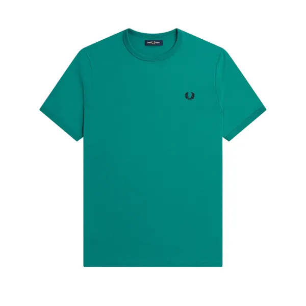 Fred Perry - Ringer T-Shirt - Deep Mint