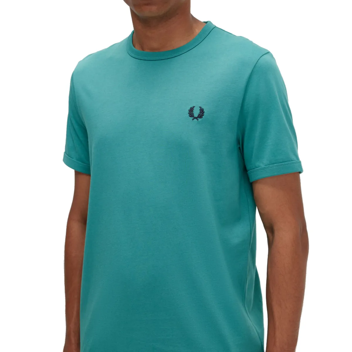 Fred Perry - Ringer T-Shirt - Deep Mint