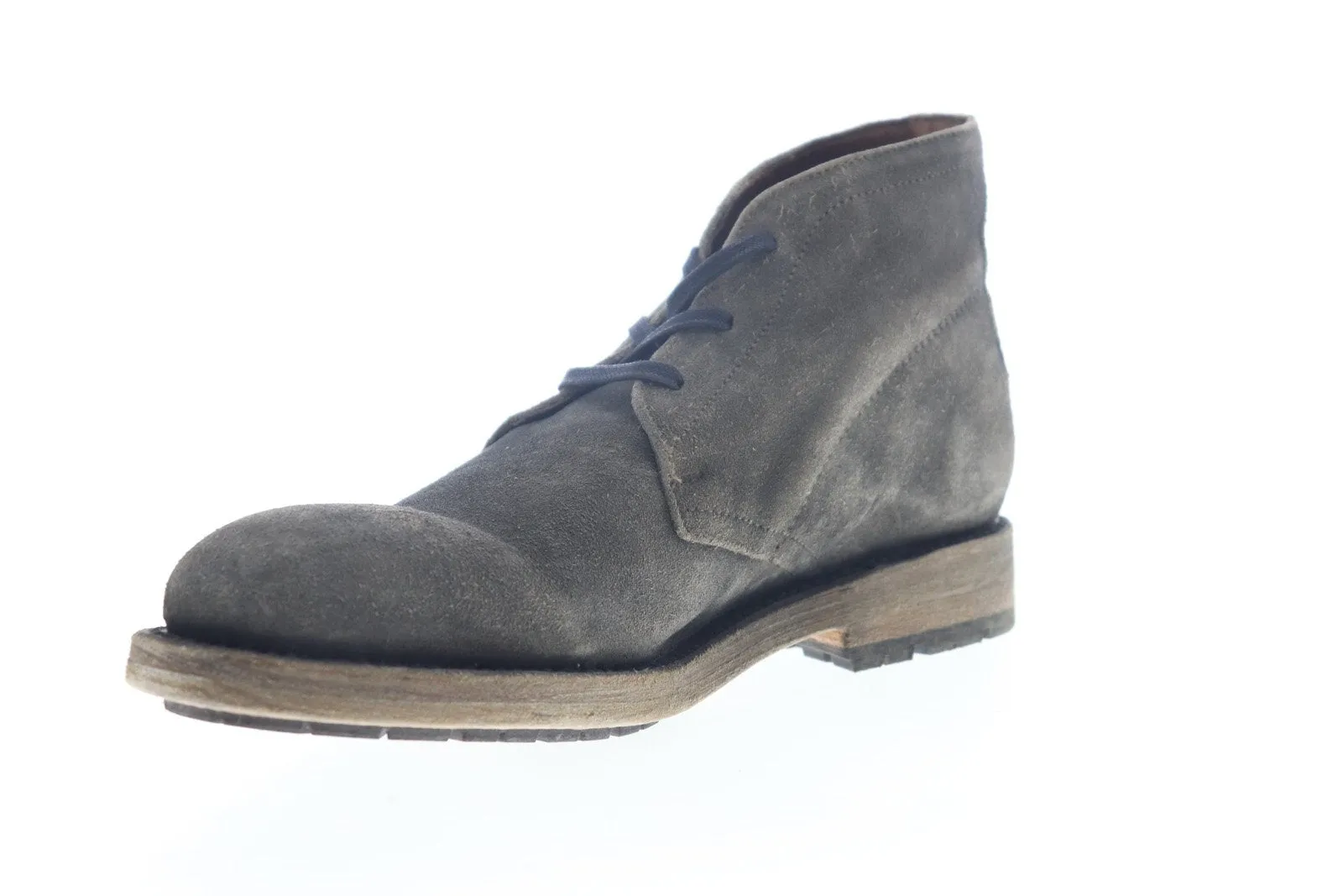 Frye Men's Gray Leather Mid Top Chukka Boots - Bowery Chukka 80324